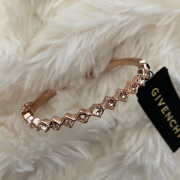 Givenchy Jewelry - Givenchy Champagne Crystal Rose Bracelet